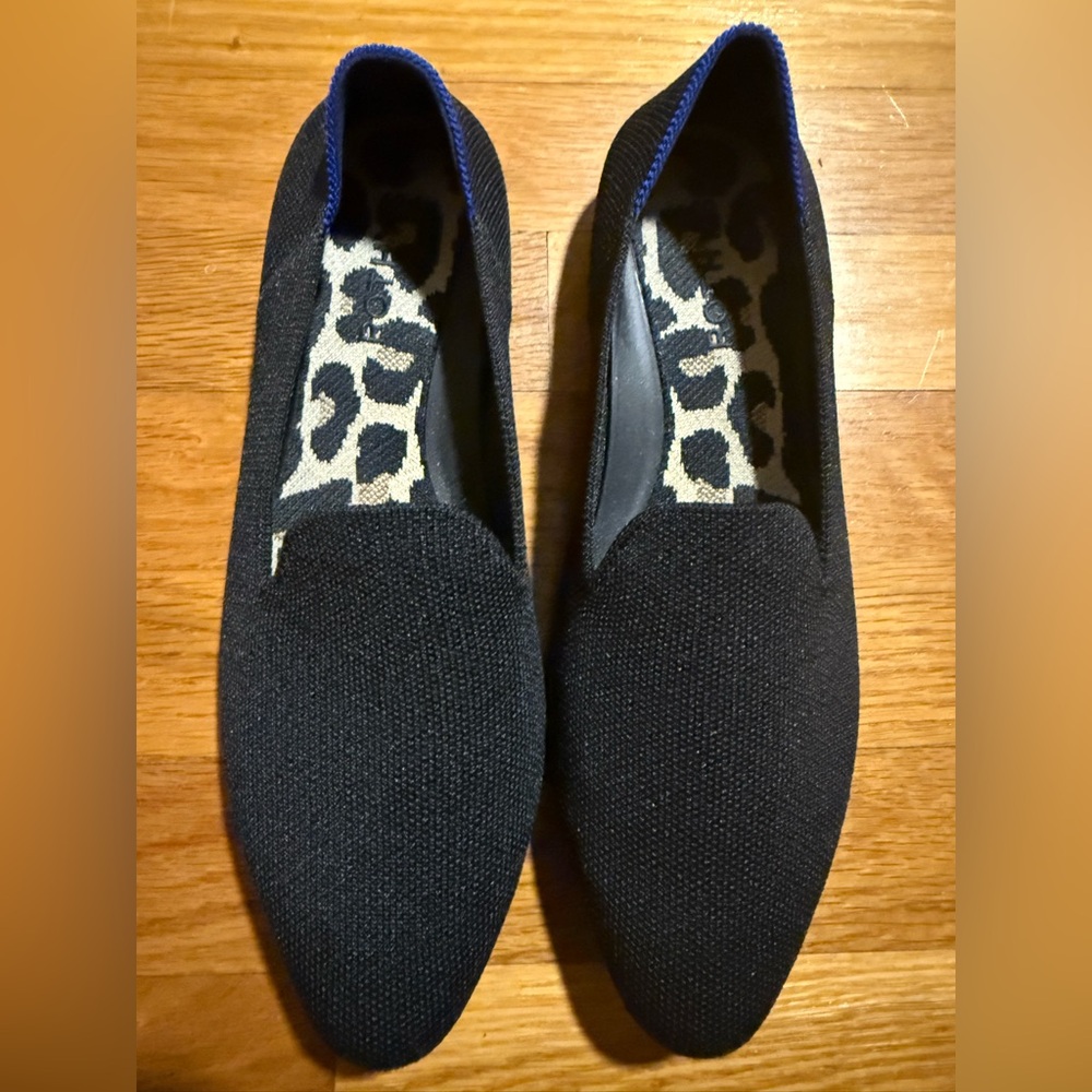 Rothy’s Almond Toe Loafers in Black. W9. Excellent used condition.